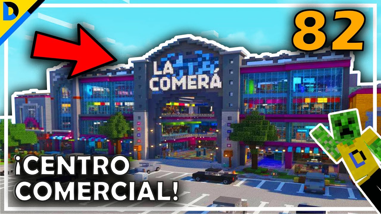 🏗CONSTRUYENDO una CIUDAD en Minecraft #82 - NUEVOS Centros comerciales