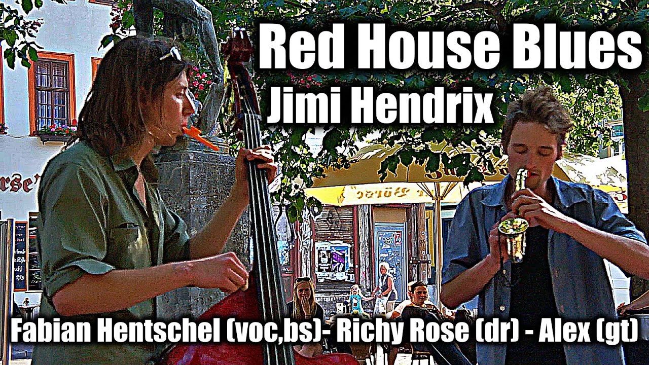 Straßenmusik der Extraklasse - Red House Blues (Jimi Hendrix) - Erfurt 2012 - Remaster 2025
