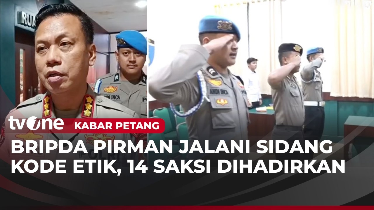 Bripda Pirman Penganiaya Junior hingga Tewas Jalani Sidang Kode Etik | Kabar Petang