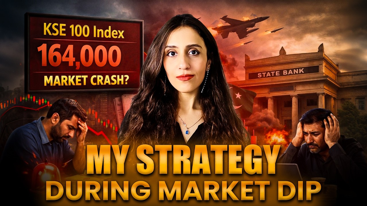 KSE 100 PLUMMETS to 164,000 Is This a MARKET CRASH? My Strategy During Market Dip