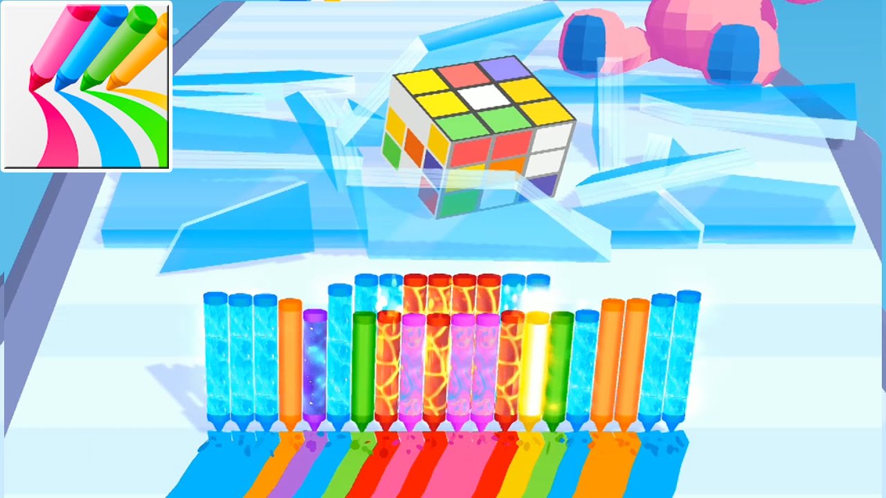Pencil Rush 3D (IOS, Android) New update Gameplay All Levels (Level 25-27)