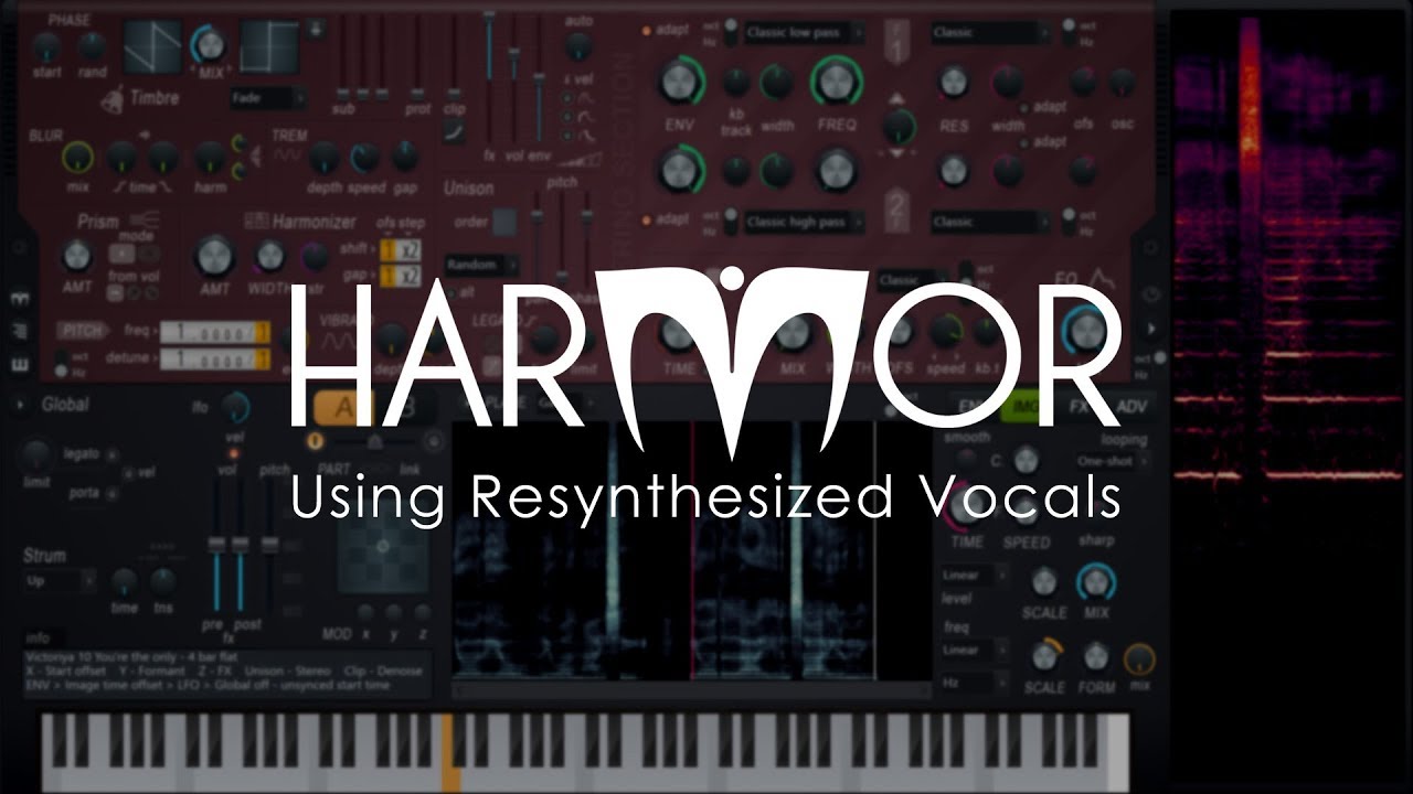 Harmor | Using Resynthesized Vocal Libraries