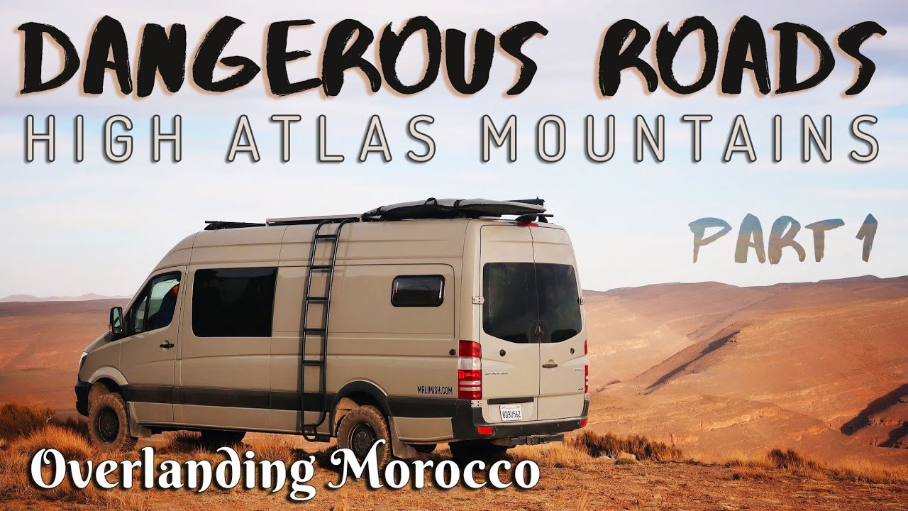 Dangerous Roads // R704 of High Atlas Mountains in Morocco // Part 1