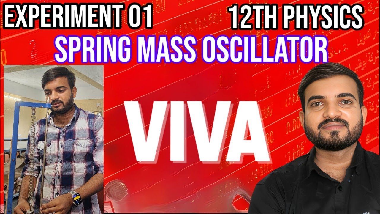 Viva Question Of class 12th Physics Practical Exp-1 Spring Mass Oscillator #practical_exam 
