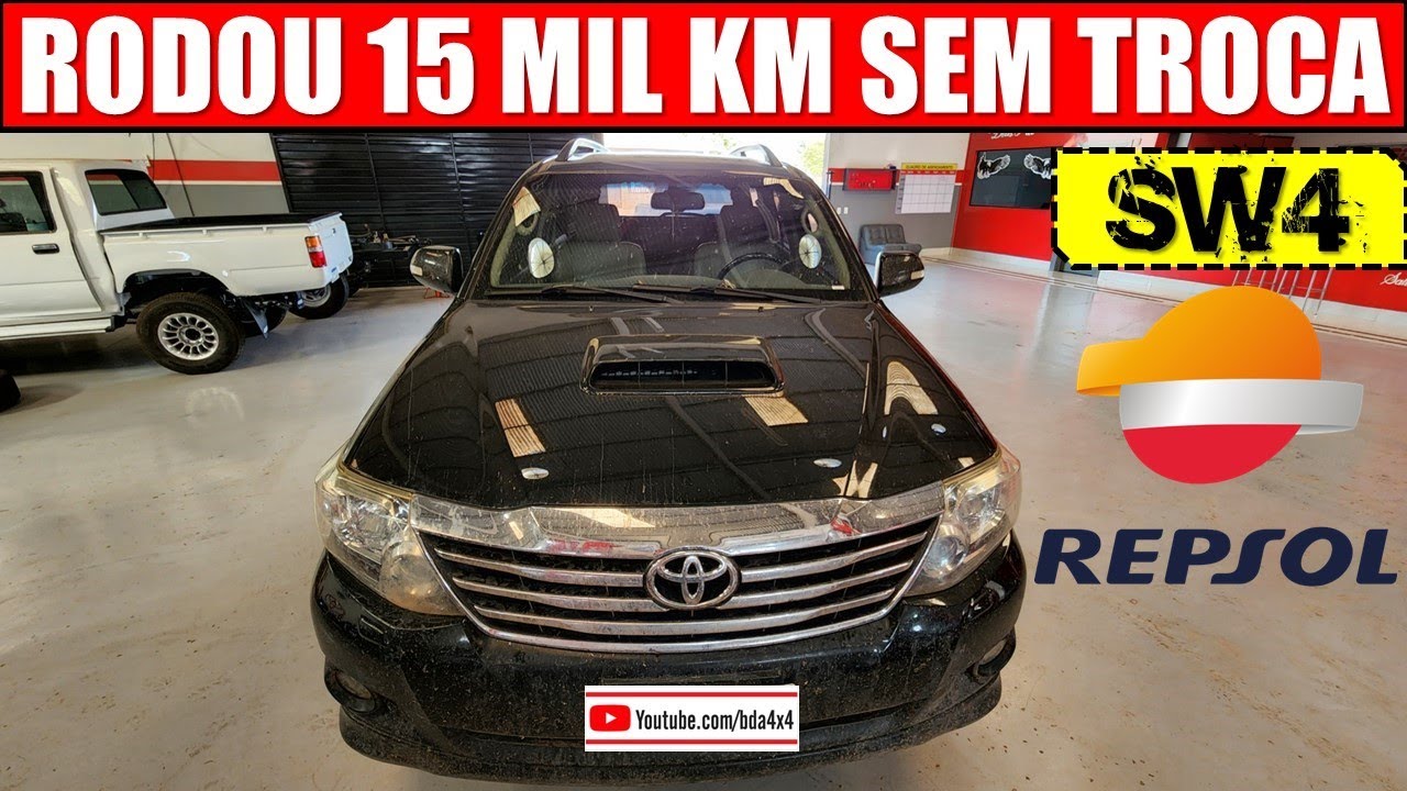 EP. 814// Óleo MOTOR REPSOL RODOU 15 MIL KM Sem Troca! SW4180 mil KM RODADOS! TROCA Fluído Câmbio