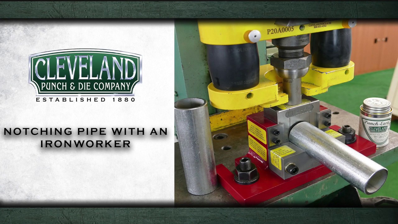 Fastest Way to Notch Pipe on an Ironworker