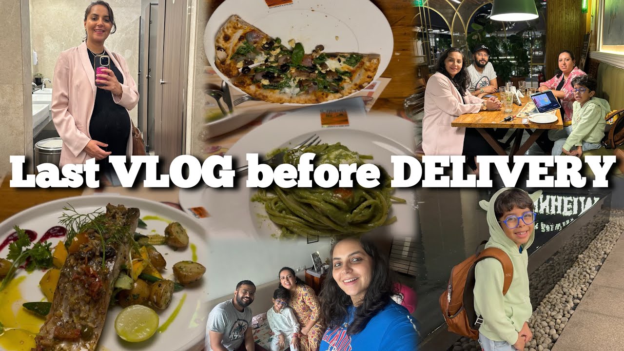Vlog 70 | Last Vlog Before Delivery | Life in Pregnancy 