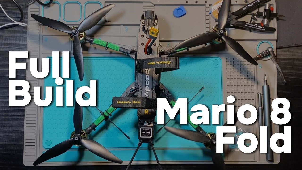 SpeedyBee Mario 8 Fold - Full Build/DJI O4 Pro