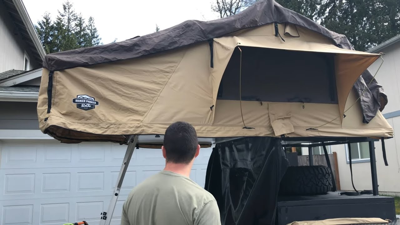 CVT roof top tent setup