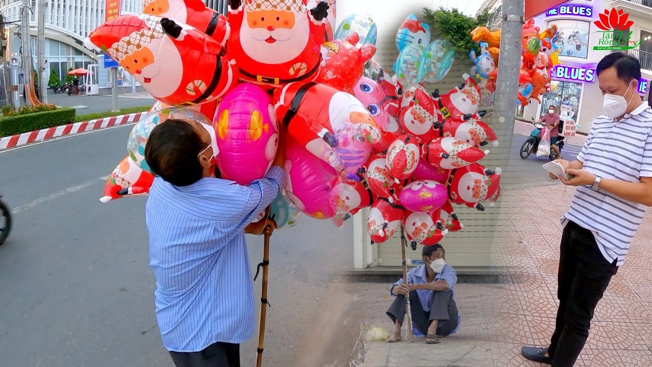 Lời tâm sự đầy cảm động của ông chú bán bong bóng bay để kiếm tiền chạy thận