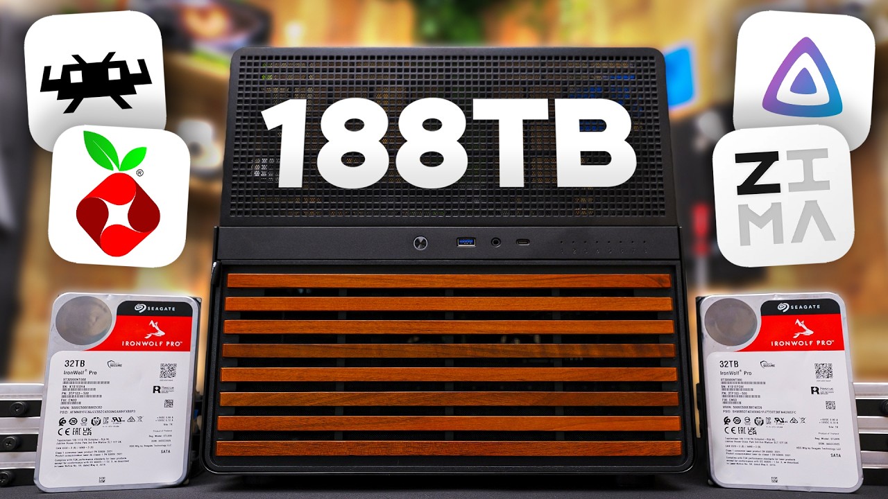 We Built Our First DIY NAS - 188TB Storage
