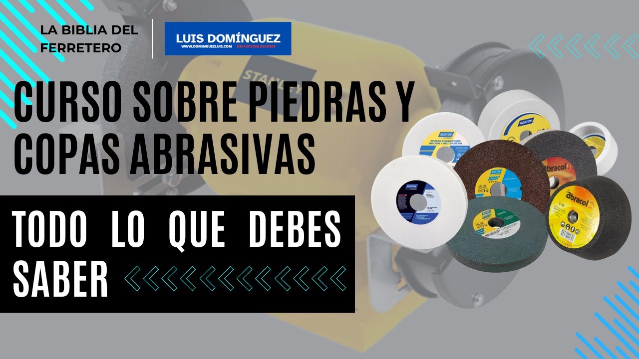 Nuevo Curso de Abrasivos (Widia, Blancas 38A, óxido de aluminio, silicio, etc) Norton -Abracol