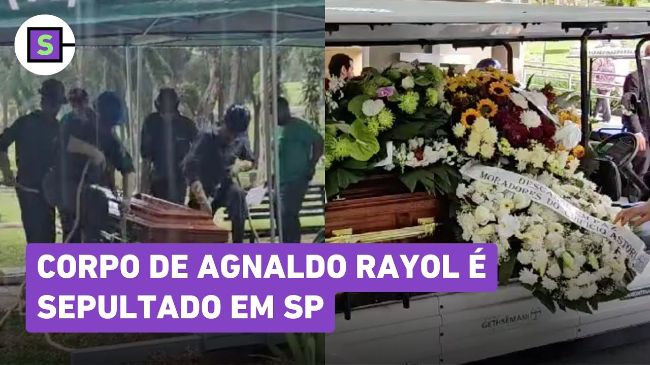 Enterro de Agnaldo Rayol: corpo do cantor é sepultado em São Paulo