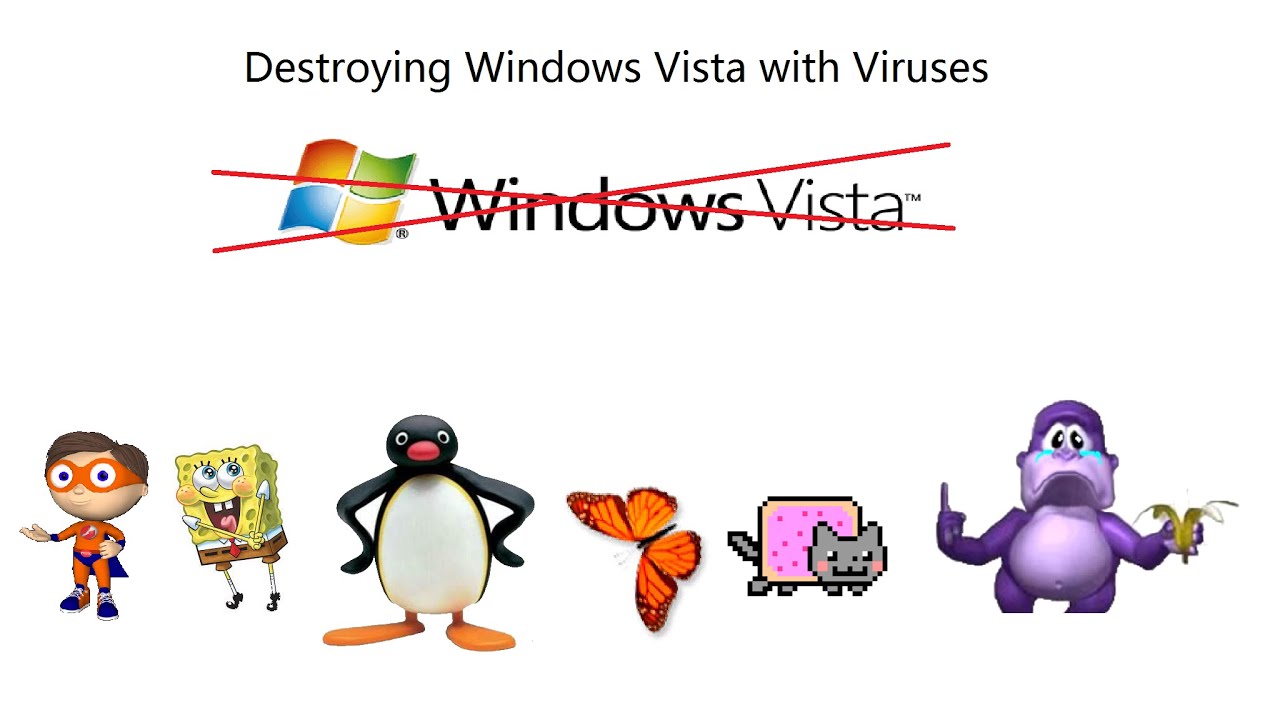 Destroying Windows Vista with Viruses