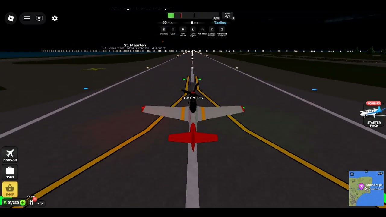 Lift of plane part 1 #mblack #roblox #plane #landing #fypシ