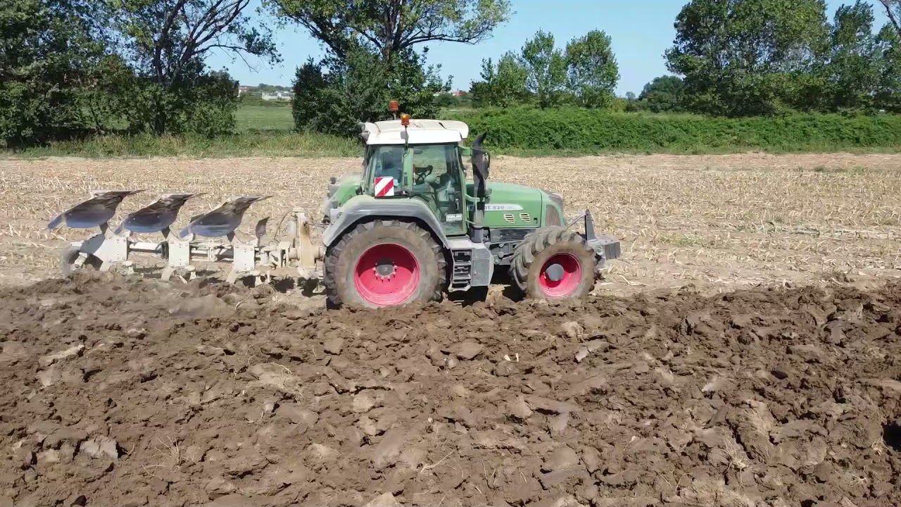 PLOWING 2K21. FENDT 820 VARIO + TRIVOMERE ERMO. (F.LLI DI SANTE).