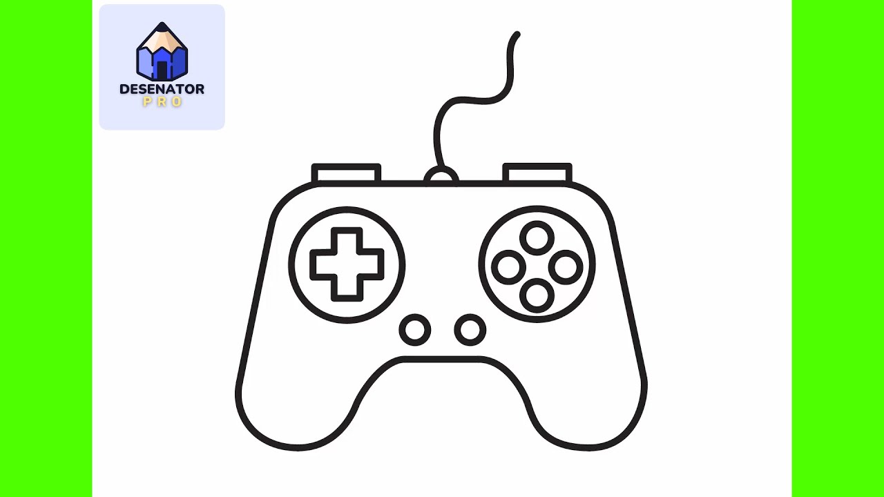 Cum Sa Desenezi Un CONTROLLER De GAMING | Usor Pas cu Pas Tutorial pentru Incepatori