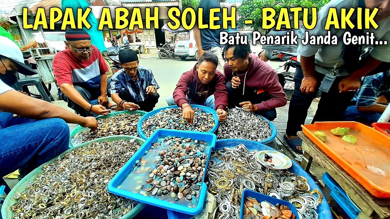 SUASANA LAPAK ABAH SOLEH, BATU AKIK HARGA RAKYAT NUSANTARA