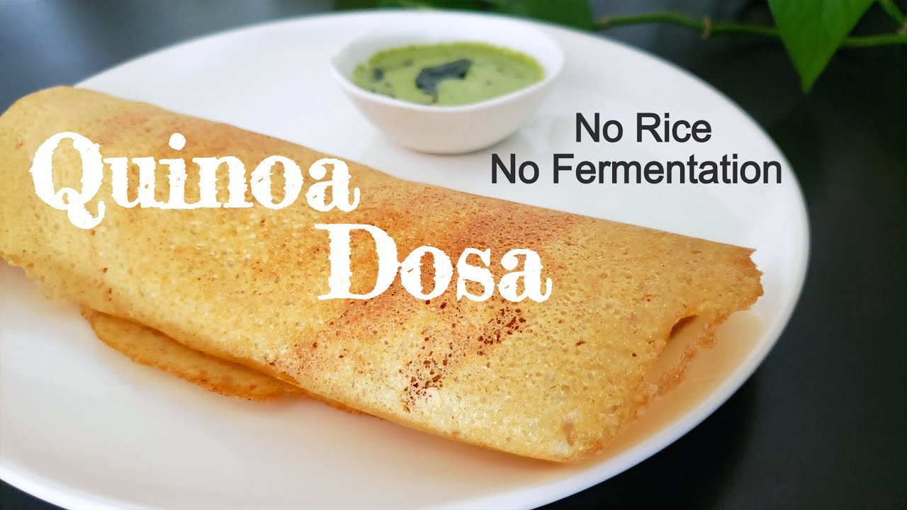 Quinoa Dosa | No Fermentation | No Rice | Diabetes & Weight Management | Breakfast | Culinary Aromas