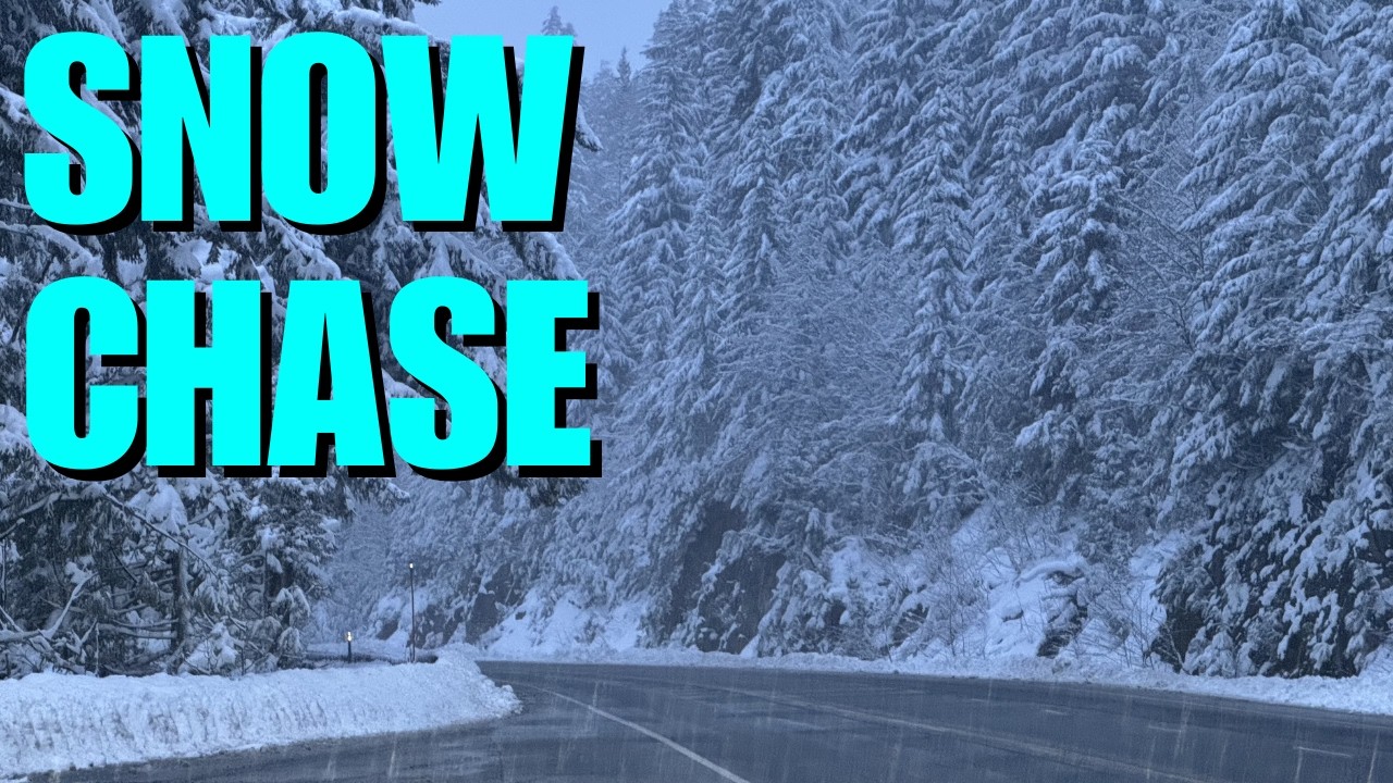 Recording of Previously LIVE Snow Chase - Stevens Pass, Washington State 03-09-26