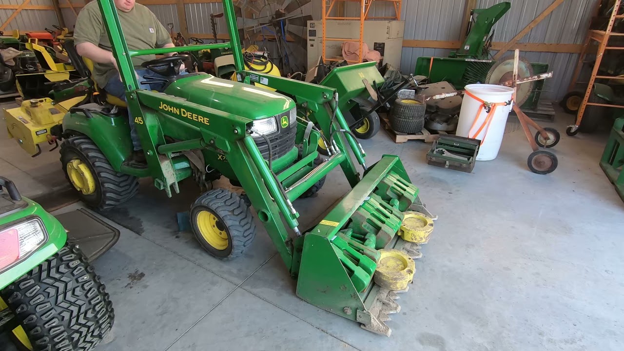 John Deere 45 Loader: 2wd vs 4wd (Part 1)