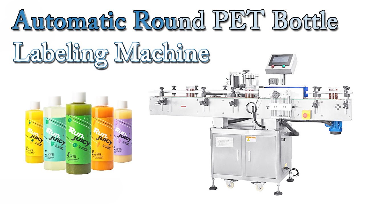 Automatic Juice Round PET Bottle Labeling Machine