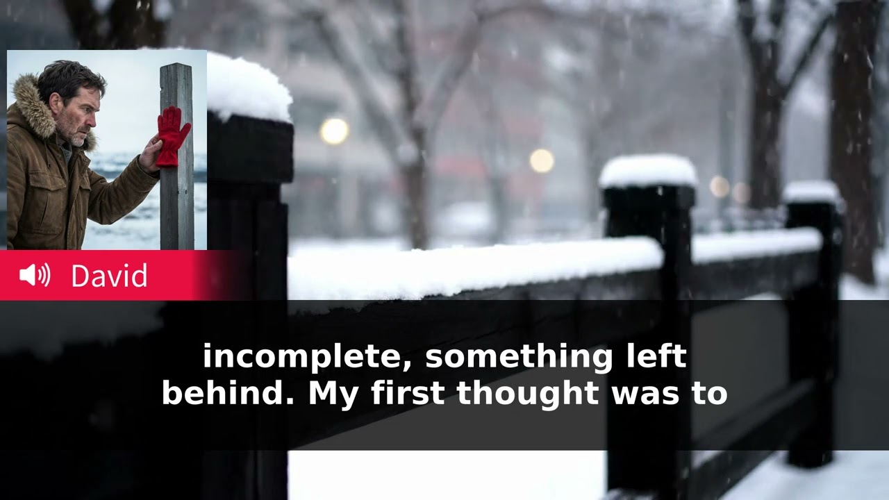 How did a lost glove find a friend?