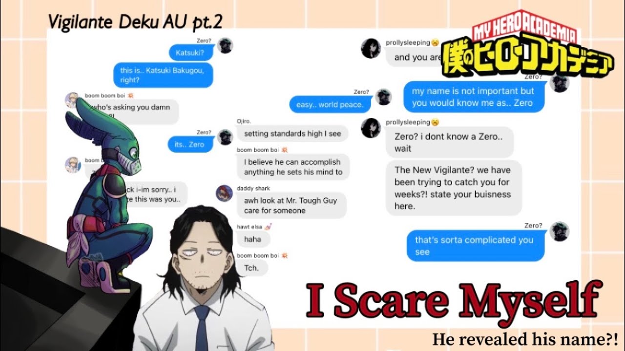 Mha ¡SURVIVOR! ‘Lyric Prank’ “I Scare Myself” ||ft. vigilante deku|| pt.2  •Kaidazai•