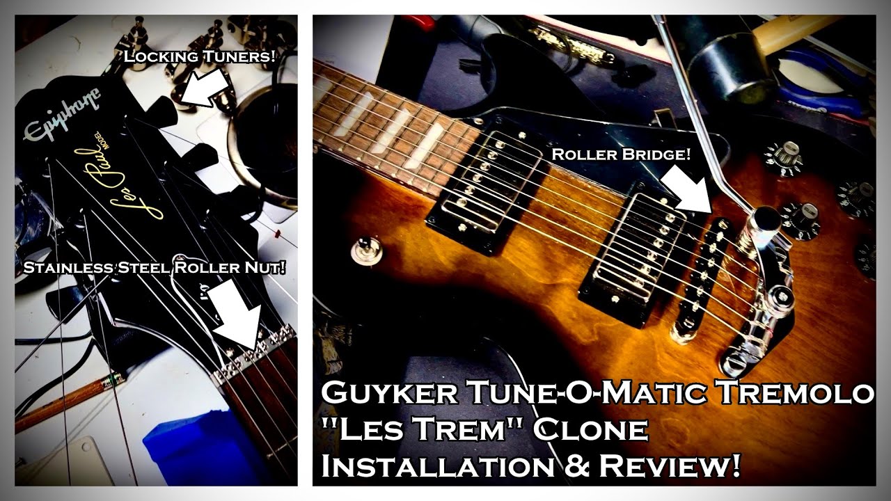 Guyker Tune-O-Matic Tremolo / Les Trem Clone — установка и обзор!