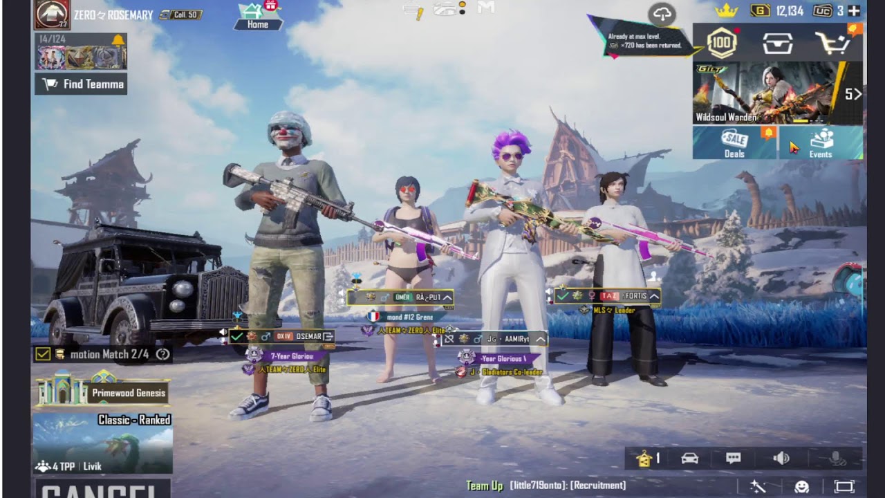 Pc Rosemary is Live PUBG MOBILE