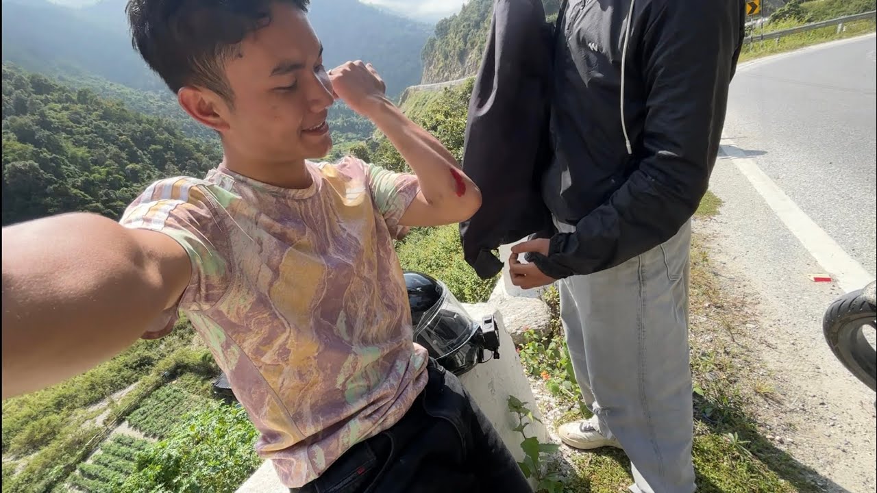 Met with an accident 🥲 | shergaon to itanagar. End of shergaon series.
