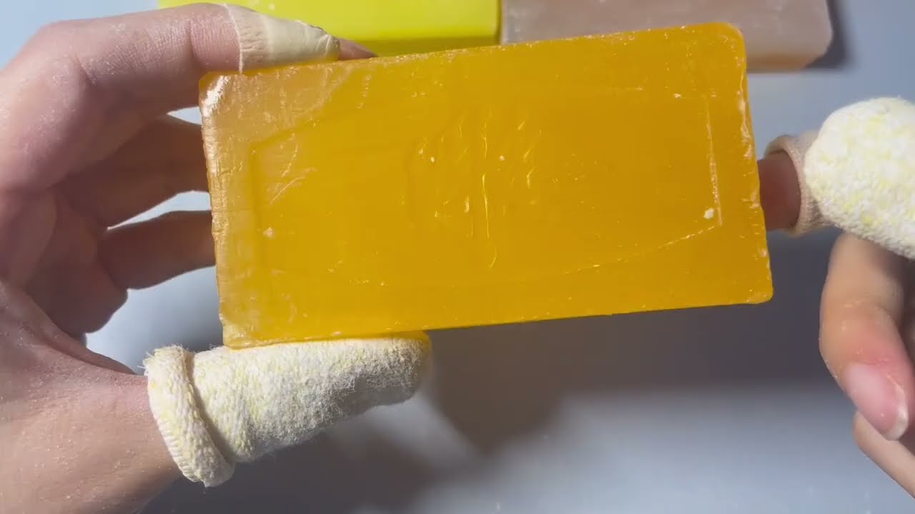 Soap Carving ASMR Relaxing Sounds | Rainbow Soap Cutting ASMR | Relaxing ASMR for Stress Relief