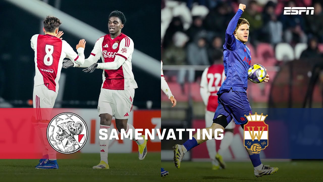 🌟 Abdellah Ouazane schiet de bal SNOEIHARD tegen DE TOUWEN 💥 | Samenvatting Jong Ajax - Willem II