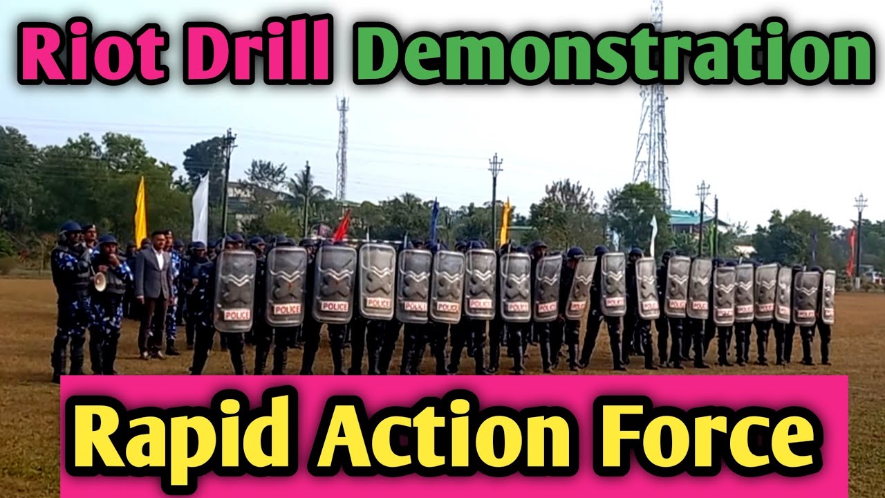Riot Drill Demonstration by Rapid Action Force || Riot Drill || Riot Control by RAF #wbp