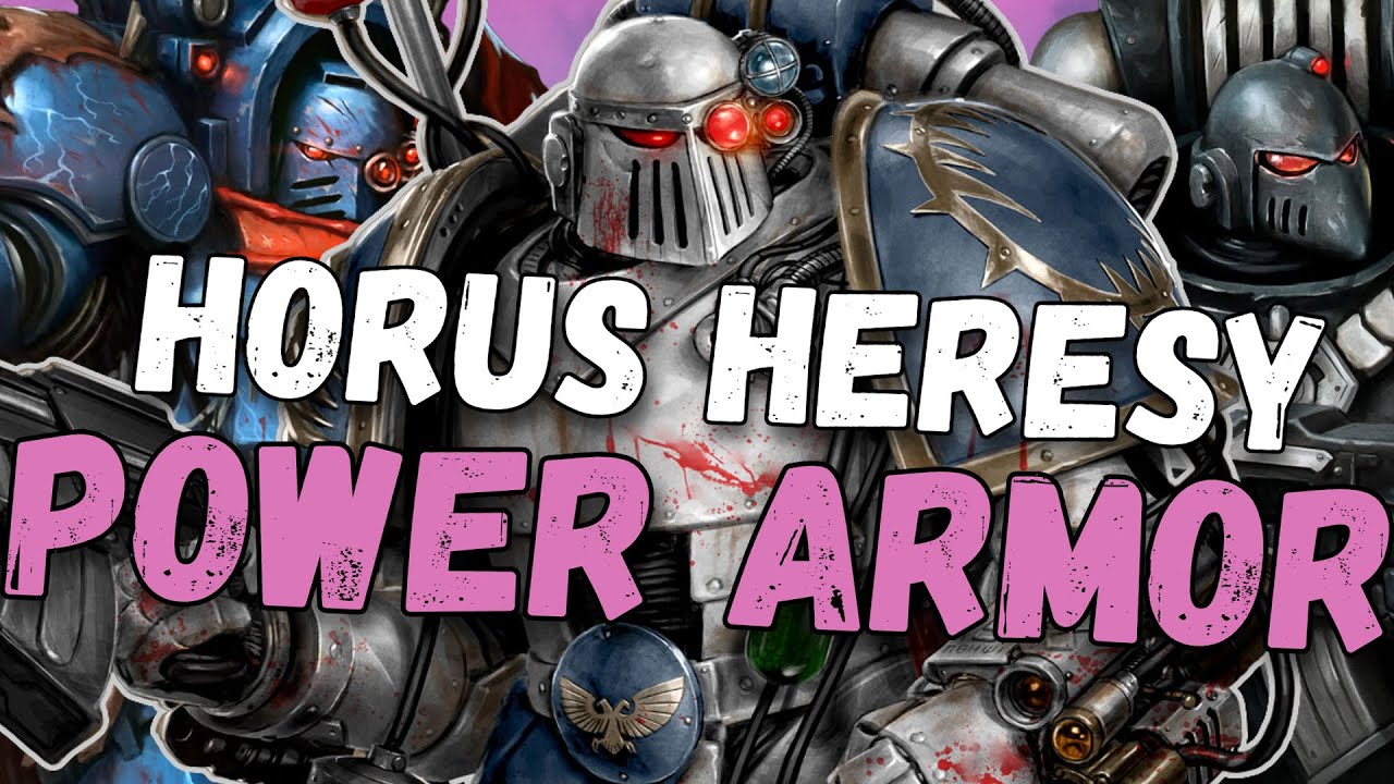 Horus Heresy Power Armour Explained | Warhammer 40k Lore - Uncle Sam