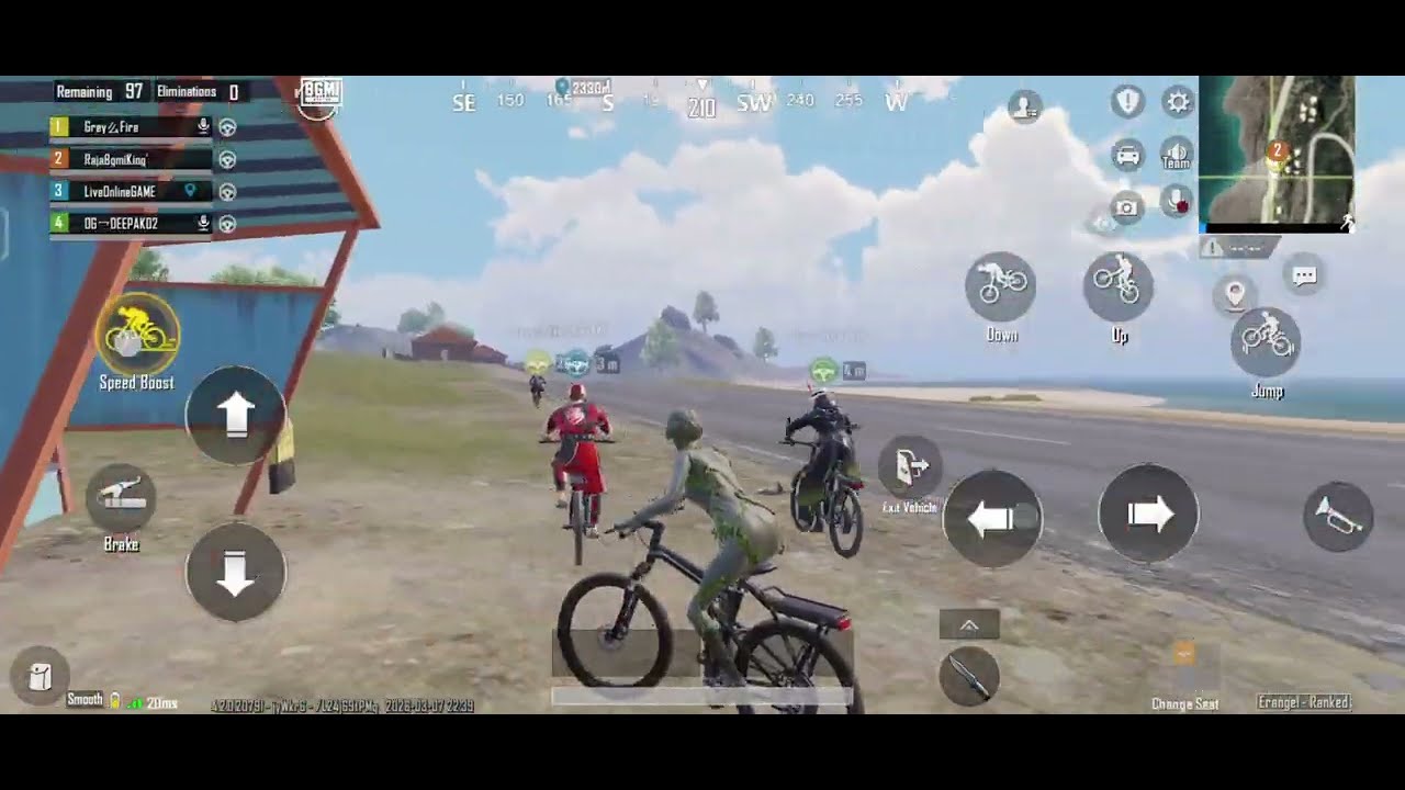 BGMI Funny Start → 4 Kills + Chicken Dinner 
