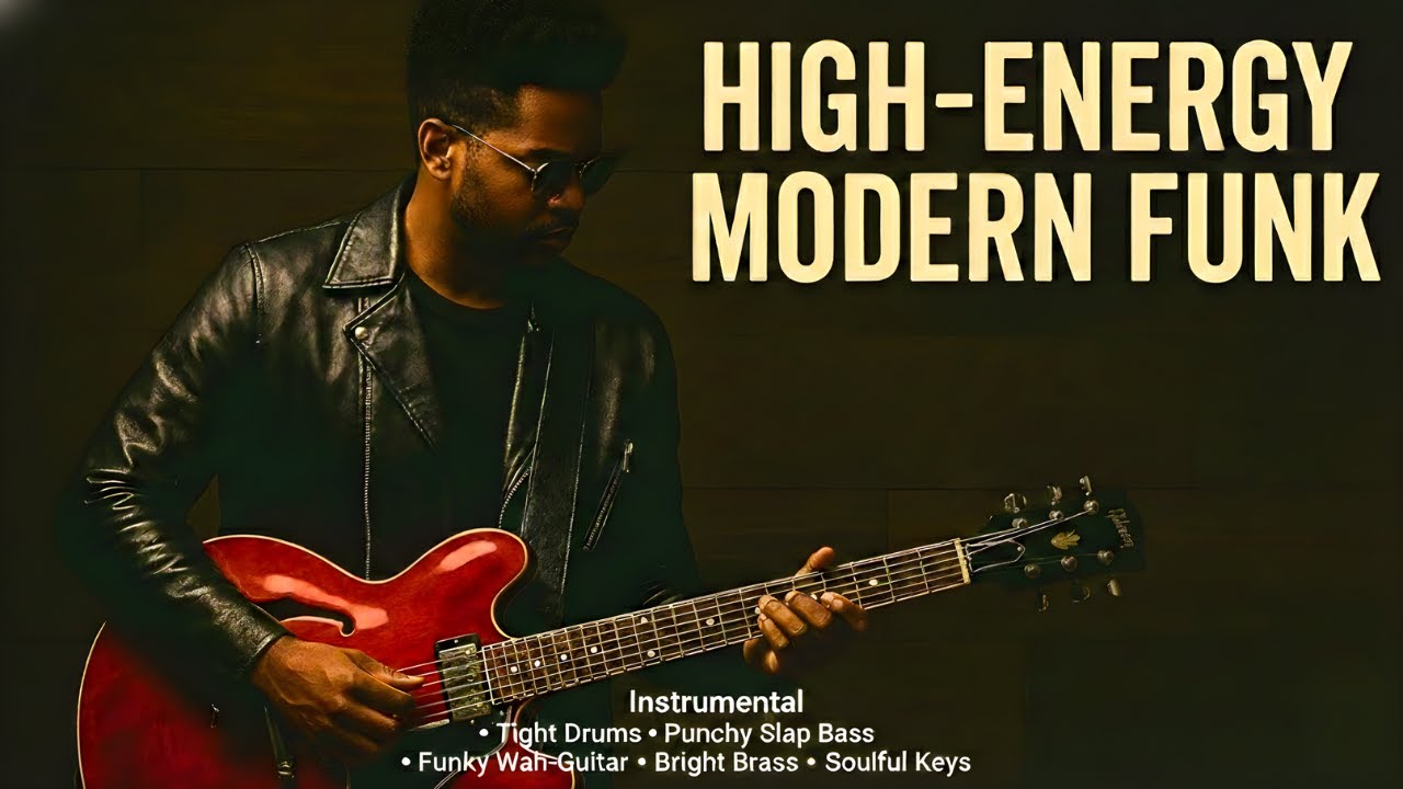 High-Energy Modern Funk 0128 | Slap Bass × Wah Guitar × Brass Stabs