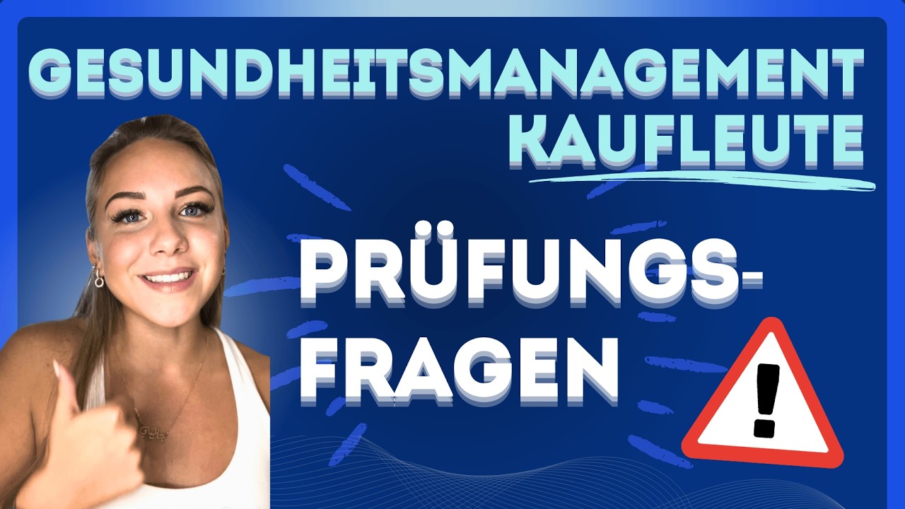 🧑🏼‍💼🛄 IHK Gesundheitswesen: Typische Prüfungsfragen einfach erklärt