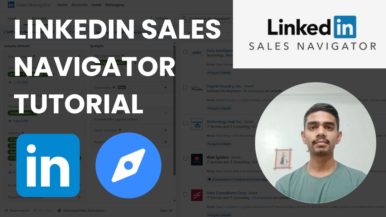 LinkedIn Sales Navigator Tutorial 2026