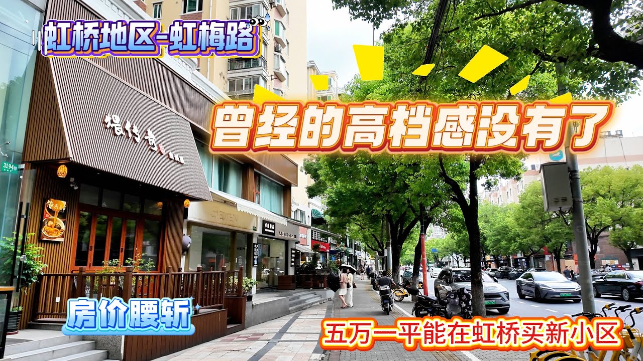虹桥地区-虹梅路 | 曾经的高档感没了 | 房价腰斩 | 五万一平可以在虹桥买到新小区 | 上海房价 | 上海现状