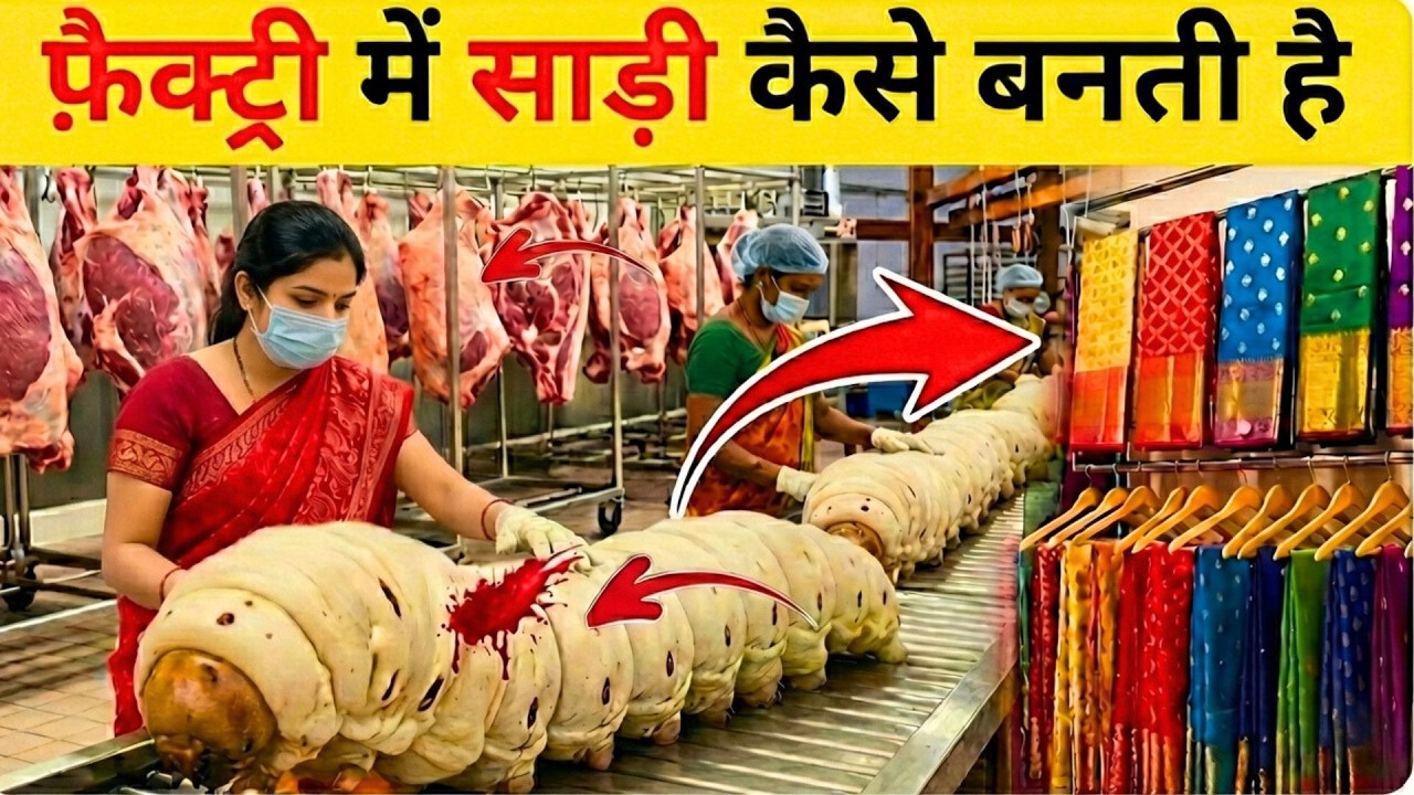 एक छोटे से कीड़े का कमाल – रेशम से साड़ी बनने का सफर
