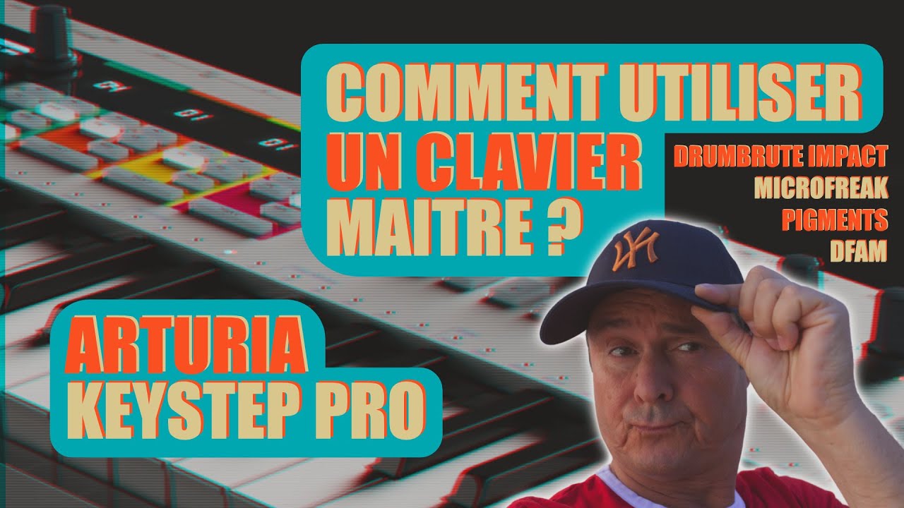 Comment utiliser un clavier maitre midi et cv ? [ Arturia Keystep Pro ]