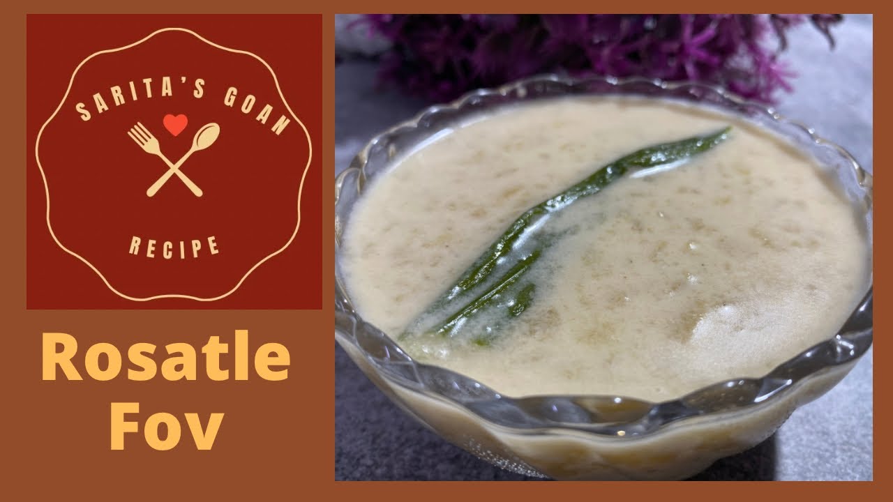 Rosantle Fov | Poha Kheer | Poha With Coconut Milk | Sarita’s Goan Recipes |