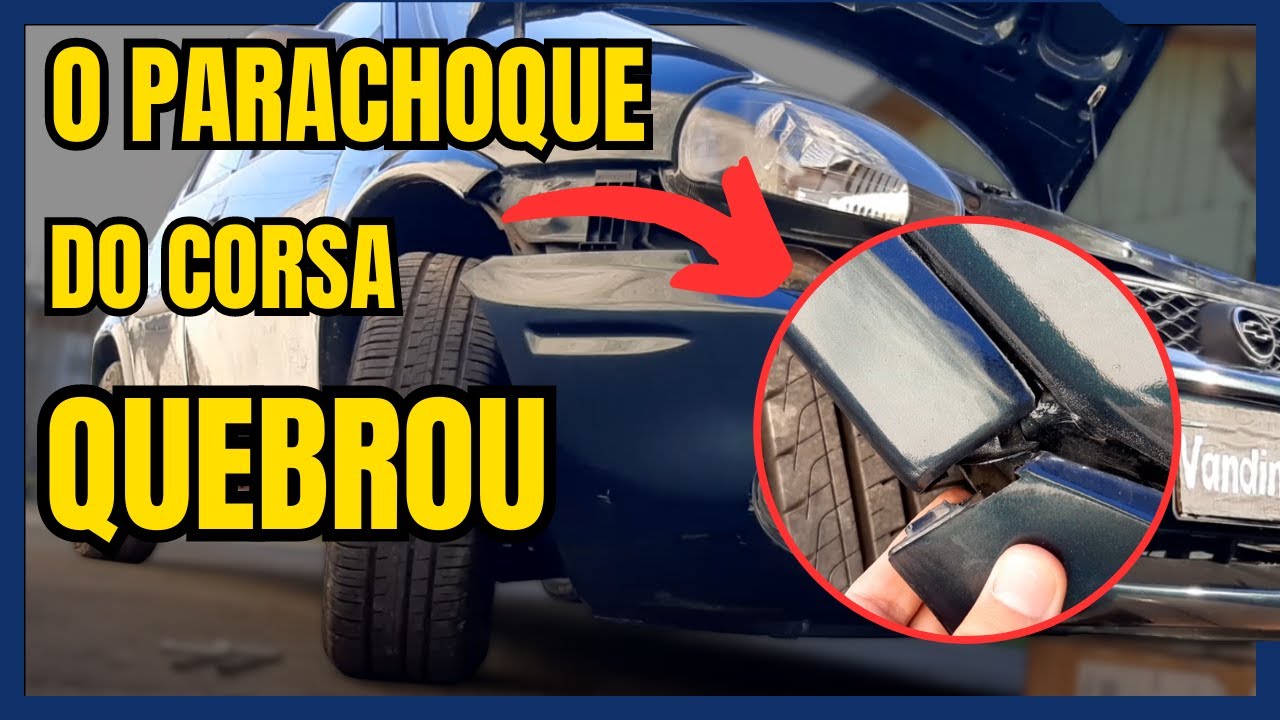 Como deixei o PARACHOQUE do CORSA mais FIRME | Vandinho's Car