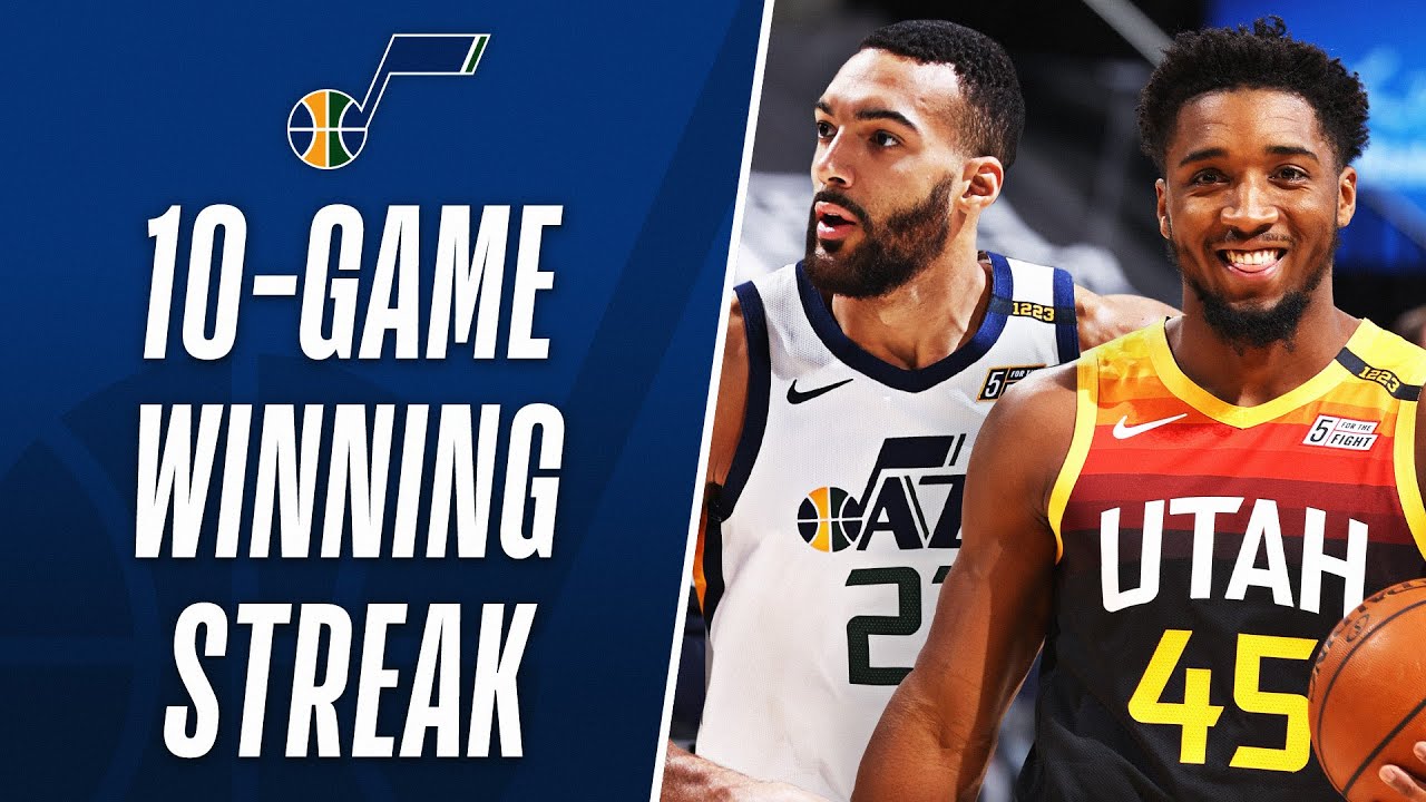 BEST Moments From The Utah Jazz's 10-Game Winning Streak!