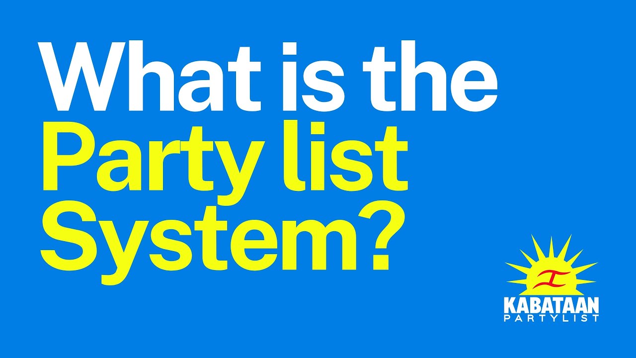 What is the Party list System?