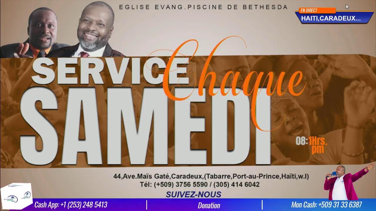 SAMEDI DE MIRACLE ET DE GUÉRISON | 11 MAI 2024 Eglise Evangelique Piscine de Bethesda Officiel