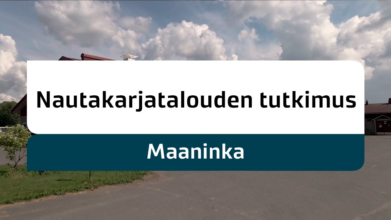 Nurmi-, vesistö- ja kasvihuonekaasututkimus sekä kaukokartoitusmenetelmät nautakarjataloudessa