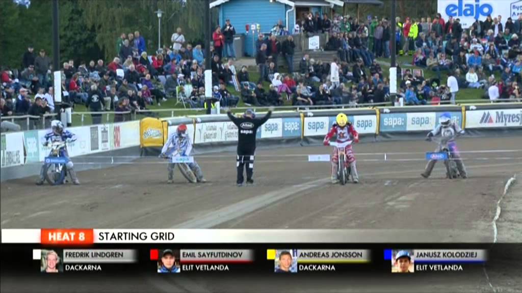 31.7 2012 - Elit Vetlanda - Dackarna - bieg 8