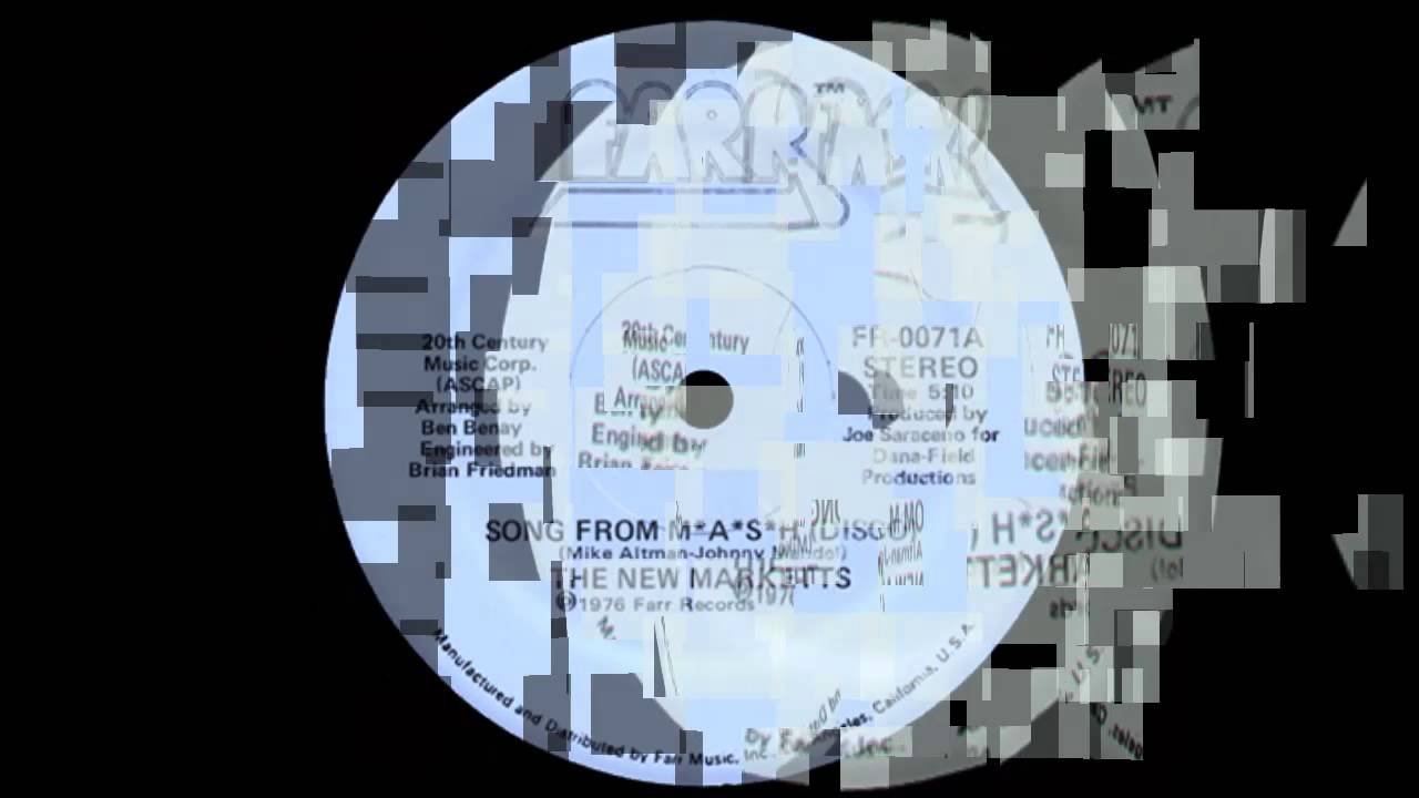 New Marketts - Song From M*A*S*H - US Press 1976 - [by jumpeter!]
